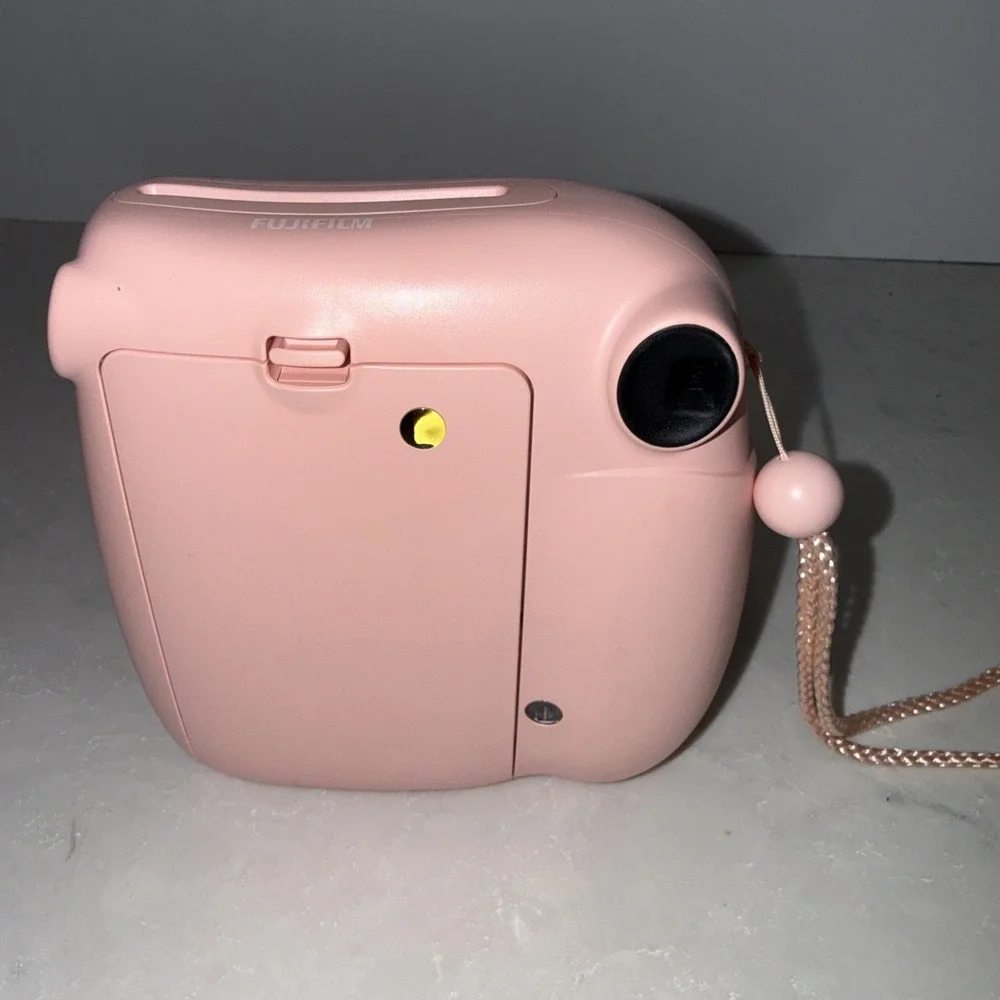 Fuji Instax Mini 7 + Plus Camera Light Pink Tested and Working